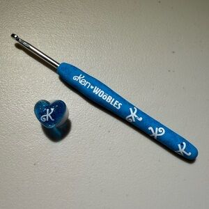 Woobles Ken crochet hook & pin